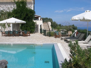 Pool terrace - Villa Sfakoi, Kassiopi, Corfu