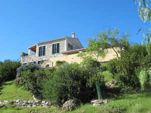 View from entrance gate - Villa Sfakoi, Kassiopi, Corfu
